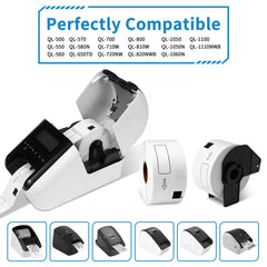 10 Rolls DK11208 DK 11208 For Brother Large Address Thermal LABELS 38x90mm