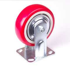 5 inch Industrial Caster Wheels Fixed Casters Castor Wheels Cart Furniture Workbench