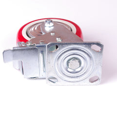 5 inch Industrial Caster Wheels Swivel with Brake Locking Casters Castor Wheels Cart Furniture Workbench