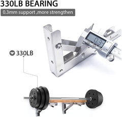 2PCS 8inch Steel Wall Mounted Folding Triangle Angle Shelf Support Bracket Rack