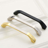 Zinc Kitchen Cabinet Handles Bar Drawer Handle Pull Gold Silvercolor 96MM 128MM