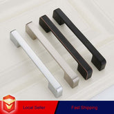 Zinc Kitchen Cabinet Handles Drawer Bar Handle Pull black silver copper color