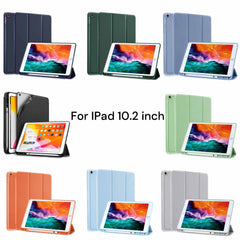 IPad 10.2 2019 7th Pencil Holder Slim Smart TPU Soft Edge Case