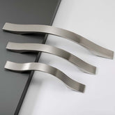 96mm 128mm Brushed Silver Furniture Kitchen Bathroom Cabinet Handles Drawer Bar Handle Pull Knob