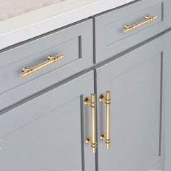 Luxury Design Kitchen Cabinet Handles Drawer Bar Handle Pull Gold Black 96mm 128mm 160mm 192 320MM