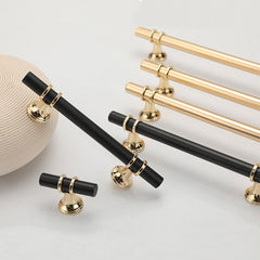 Luxury Design Kitchen Cabinet Handles Drawer Bar Handle Pull Gold Black 96mm 128mm 160mm 192 320MM