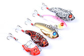 4x 5.5cm Vib Bait Fishing Lure Lures Hook Tackle Saltwater Freshwater
