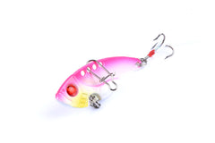 4x 5.5cm Vib Bait Fishing Lure Lures Hook Tackle Saltwater Freshwater