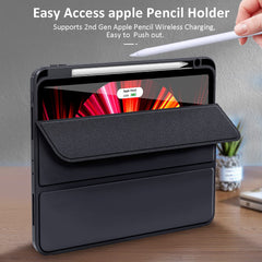 iPad Pro 11 Inch 2020-2022 Soft Tpu Smart Premium Case Auto Sleep Wake Stand Clear Cover Pencil holder