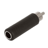 RCA male to 6.35mm 1/4" STEREO Female Audio Adapter Converter