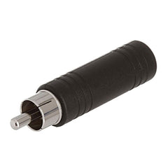 RCA male to 6.35mm 1/4" STEREO Female Audio Adapter Converter