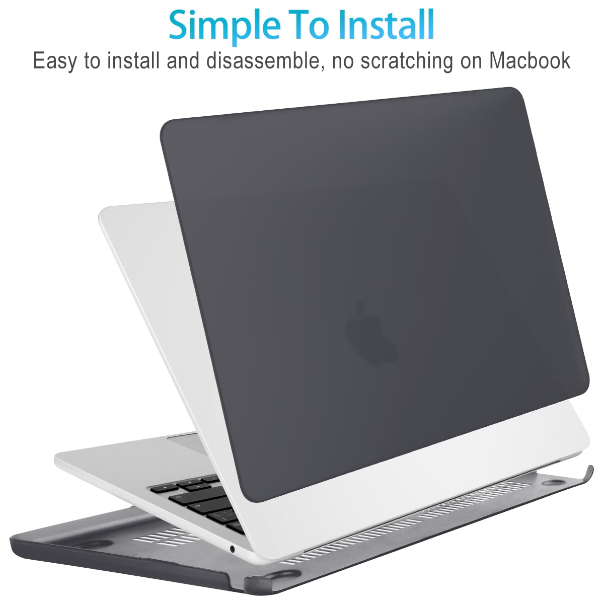 15 inch Air 2023 MacBook Air Matte Case  A2941 M2 Chip Hard Shell Case Keyboard Cover