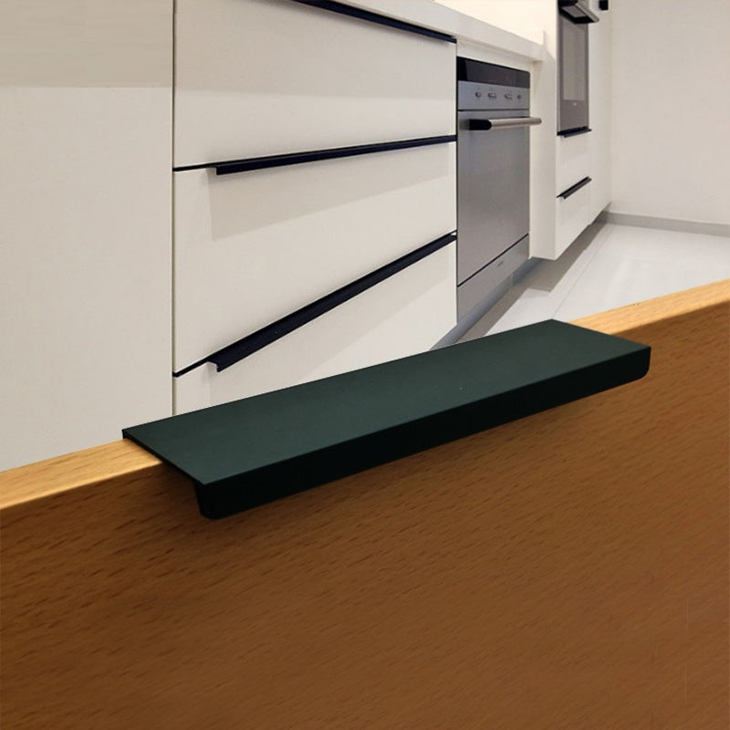 Aluminum Kitchen Cabinet Bar Handles  Drawer Handle Pull black 64 MM 96MM 128MM 160MM 256MM 320MM
