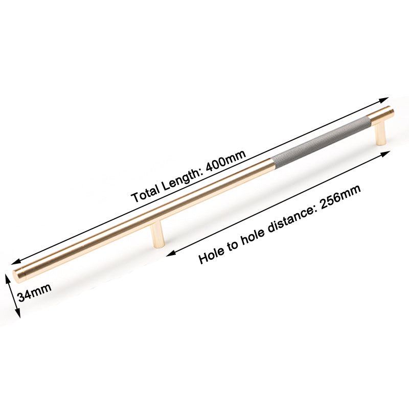 Gold Solid Modern Design Furniture Kitchen Cabinet Handles Drawer Bar Handle Pull Knob