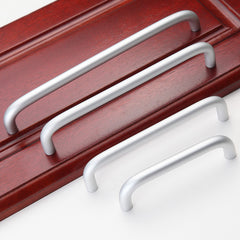 Aluminium Kitchen Cabinet Handles Drawer Bar Handle Pull 96mm 128mm 160mm 192mm