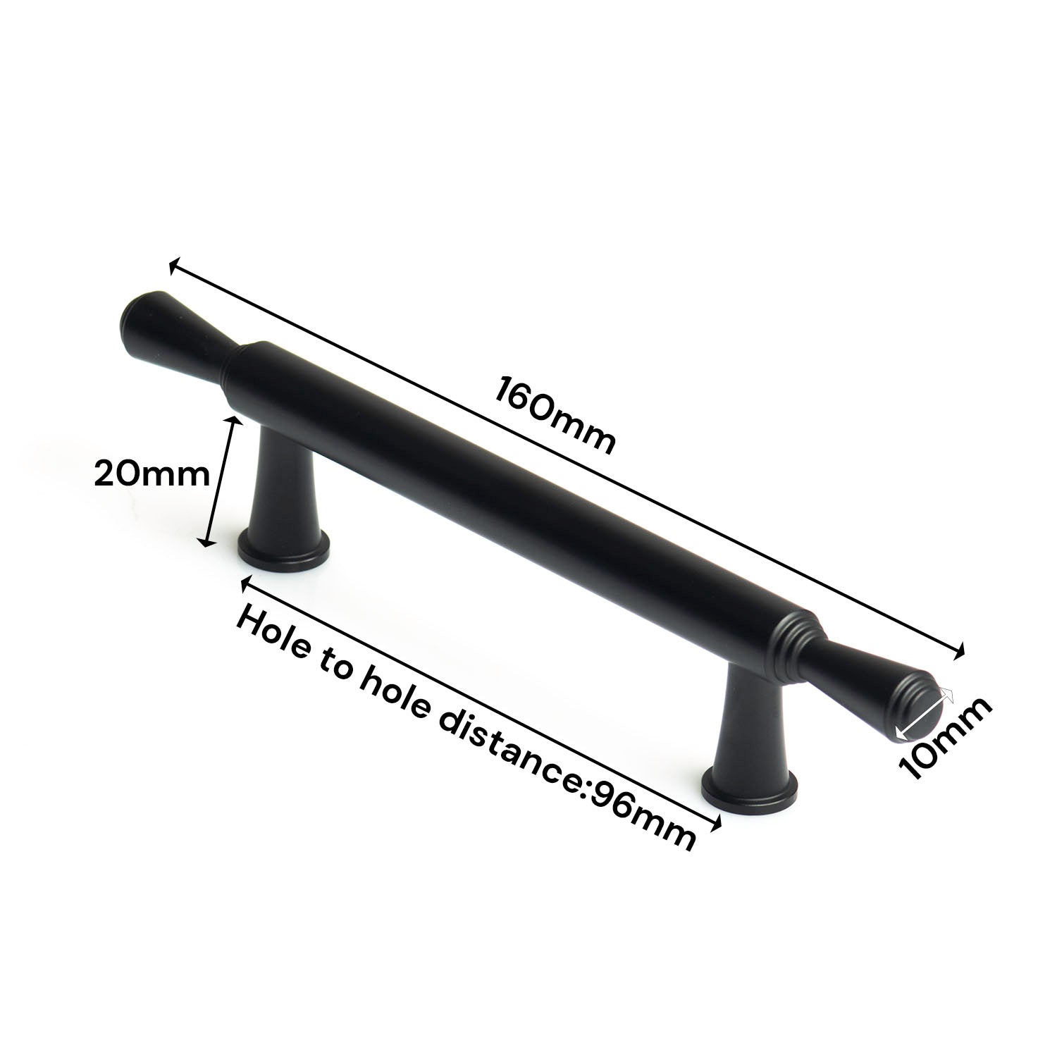 Gold Black Zinc Kitchen Cabinet Handles Drawer Bar Handle Pull 96mm 128mm