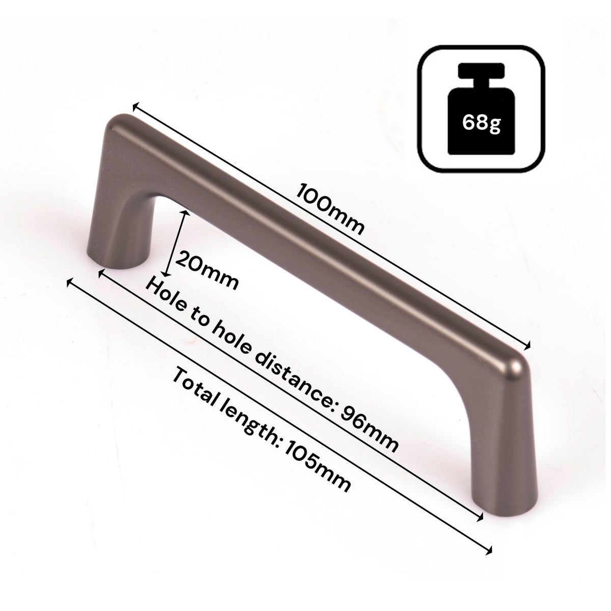 Black Gold Zinc Kitchen Cabinet Handles Drawer Bar Handle Pull 96mm 128mm 160mm 192mm 320mm