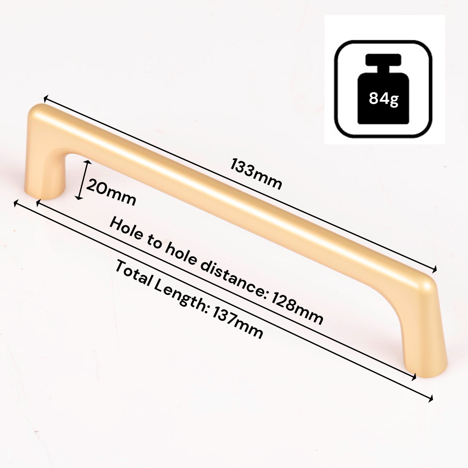 Black Gold Zinc Kitchen Cabinet Handles Drawer Bar Handle Pull 96mm 128mm 160mm 192mm 320mm