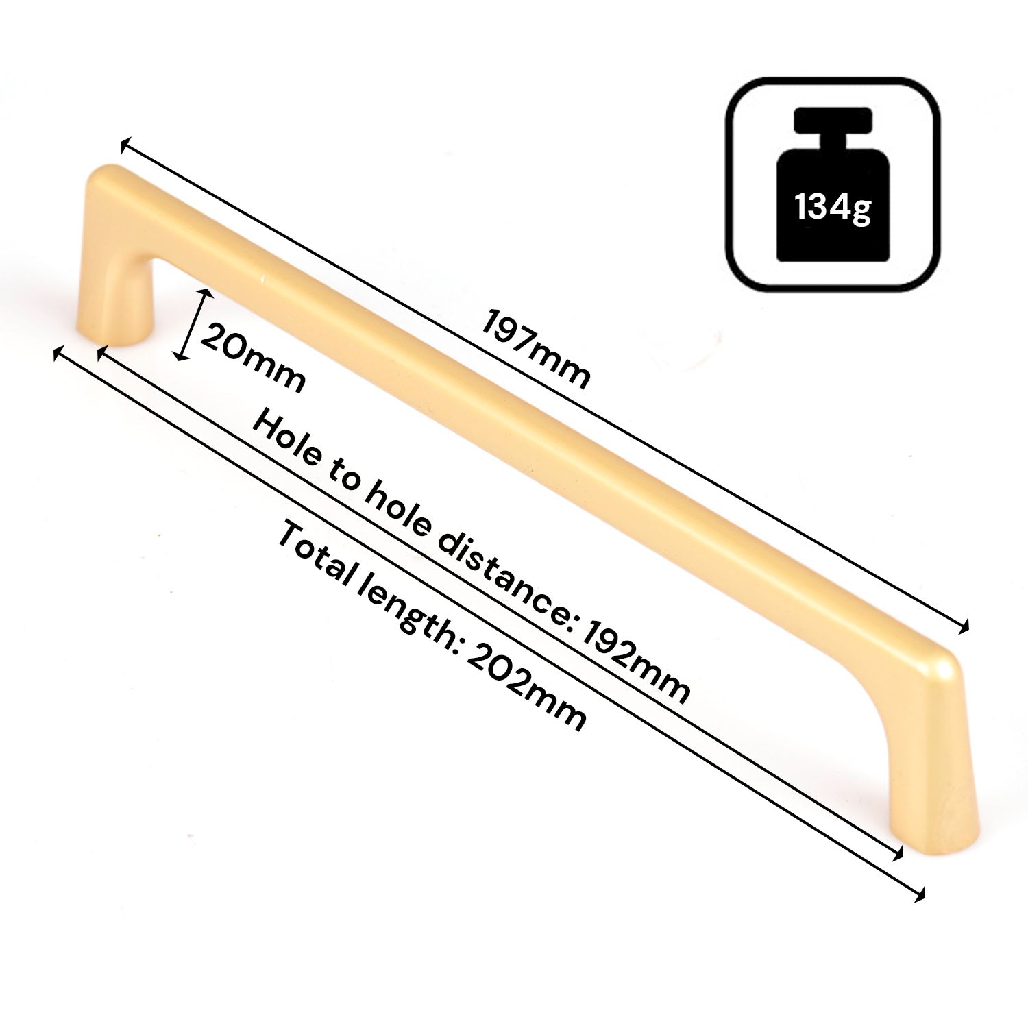 Black Gold Zinc Kitchen Cabinet Handles Drawer Bar Handle Pull 96mm 128mm 160mm 192mm 320mm