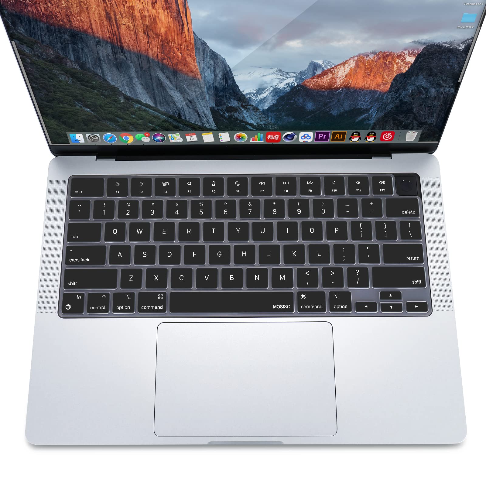 Keyboard Cover Skin For MacBook Air Pro 13 13.6 14 15.3 16 A2442 A2779 A2485 A2780 A2681 A2941 M1 M2 2021 to 2023