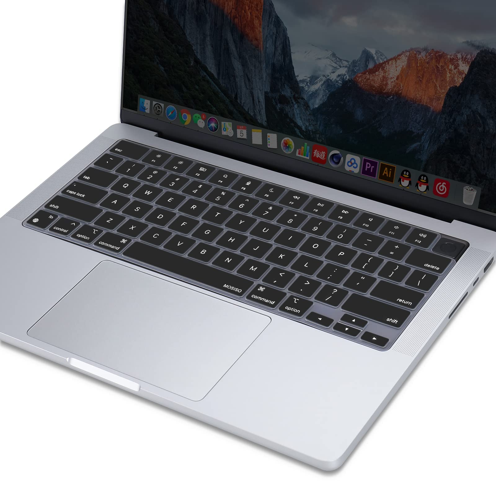 Keyboard Cover Skin For MacBook Air Pro 13 13.6 14 15.3 16 A2442 A2779 A2485 A2780 A2681 A2941 M1 M2 2021 to 2023