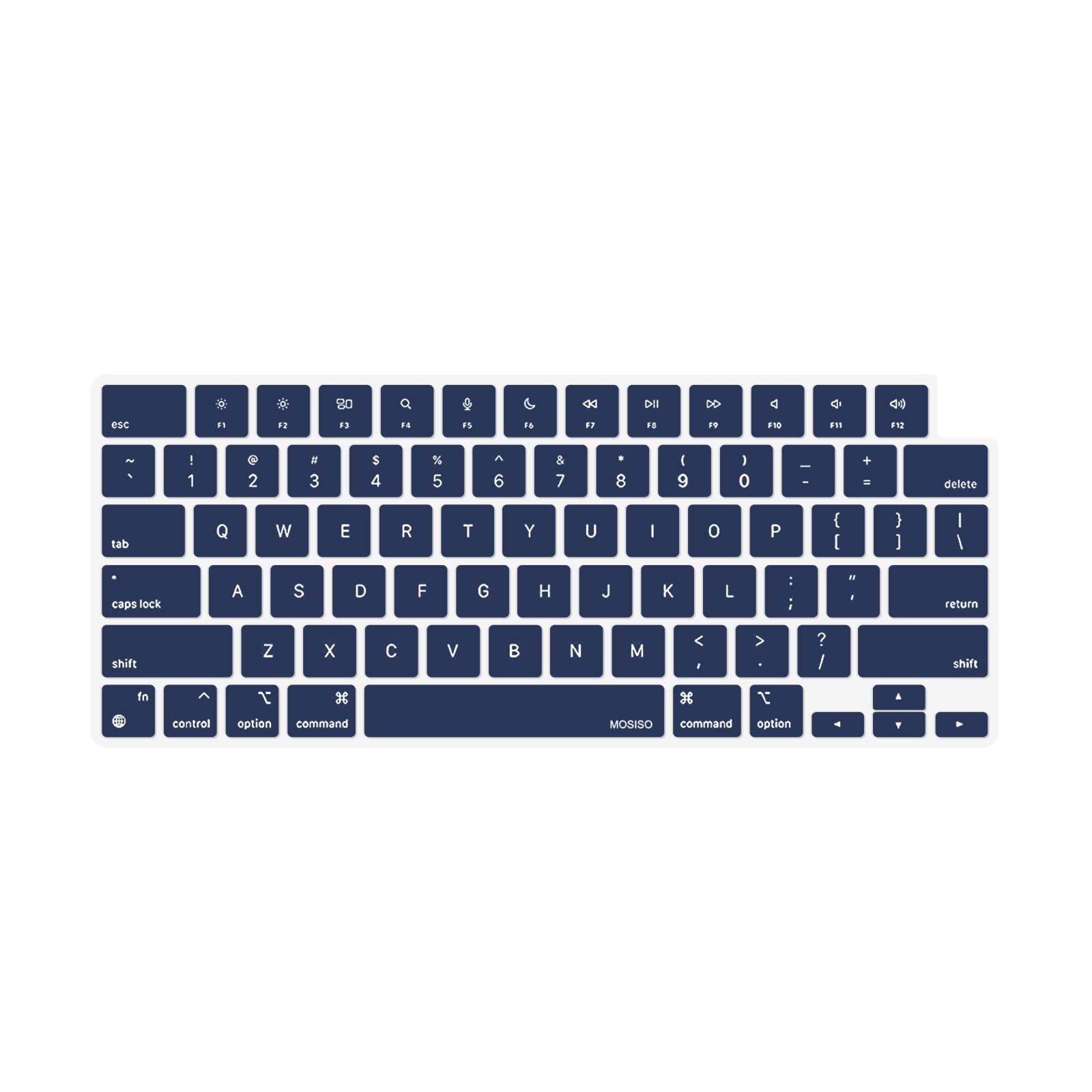 Keyboard Cover Skin For MacBook Air Pro 13 13.6 14 15.3 16 A2442 A2779 A2485 A2780 A2681 A2941 M1 M2 2021 to 2023