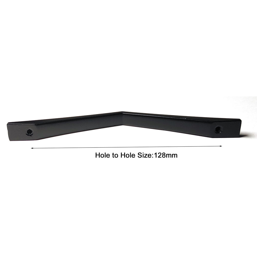 96MM 128MM 160MM 192MM Black Zinc Alloy Kitchen Nickel Door Cabinet Drawer Handle Pulls