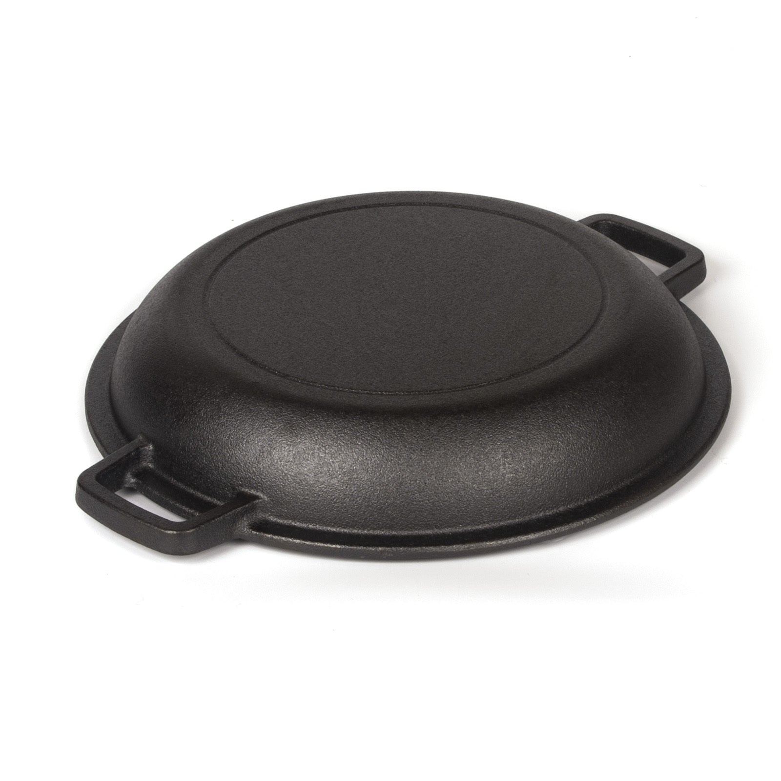 26cm 2-in-1 Cast Iron Dutch Oven & Skillet Set – Pre-Seasoned, Dual-Use Pot with Fry Pan Lid