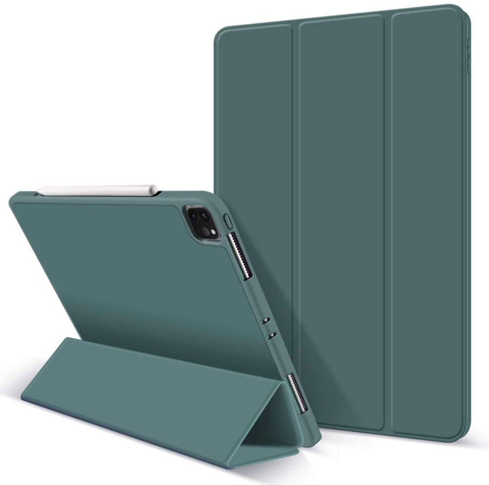 iPad Pro 11 Inch 2020-2022 Soft Tpu Smart Premium Case Auto Sleep Wake Stand Cover Pencil holder
