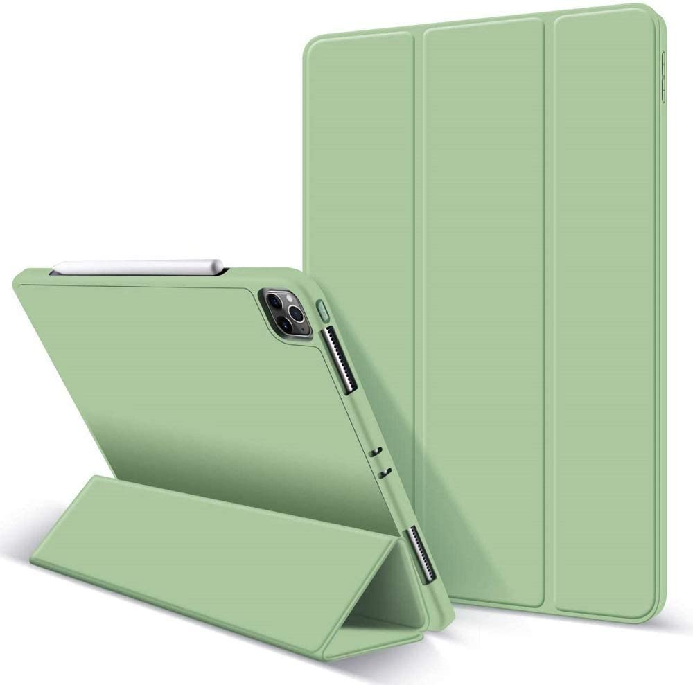 iPad Pro 11 Inch 2020-2022 Soft Tpu Smart Premium Case Auto Sleep Wake Stand Cover Pencil holder