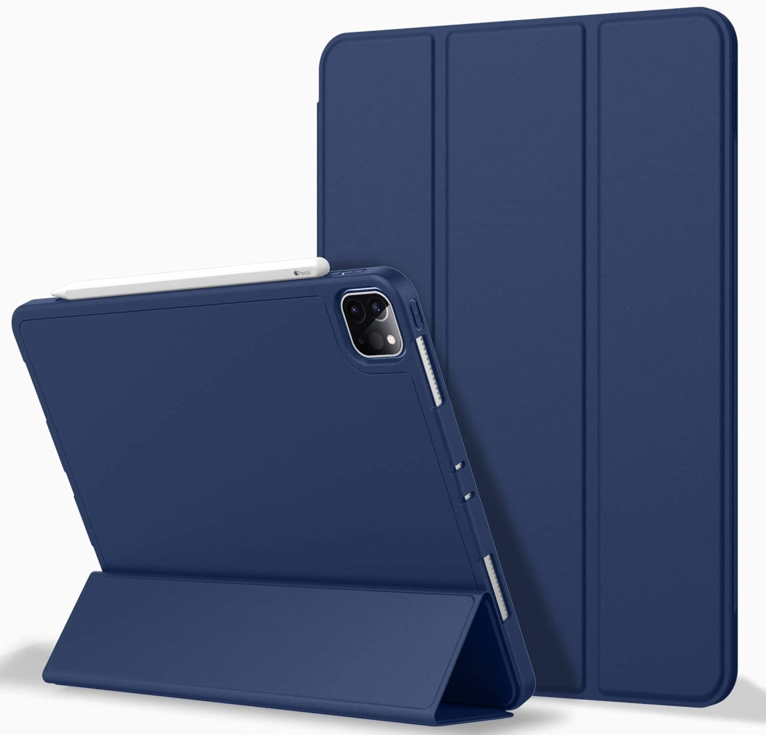 iPad Pro 11 Inch 2020-2022 Soft Tpu Smart Premium Case Auto Sleep Wake Stand Cover Pencil holder