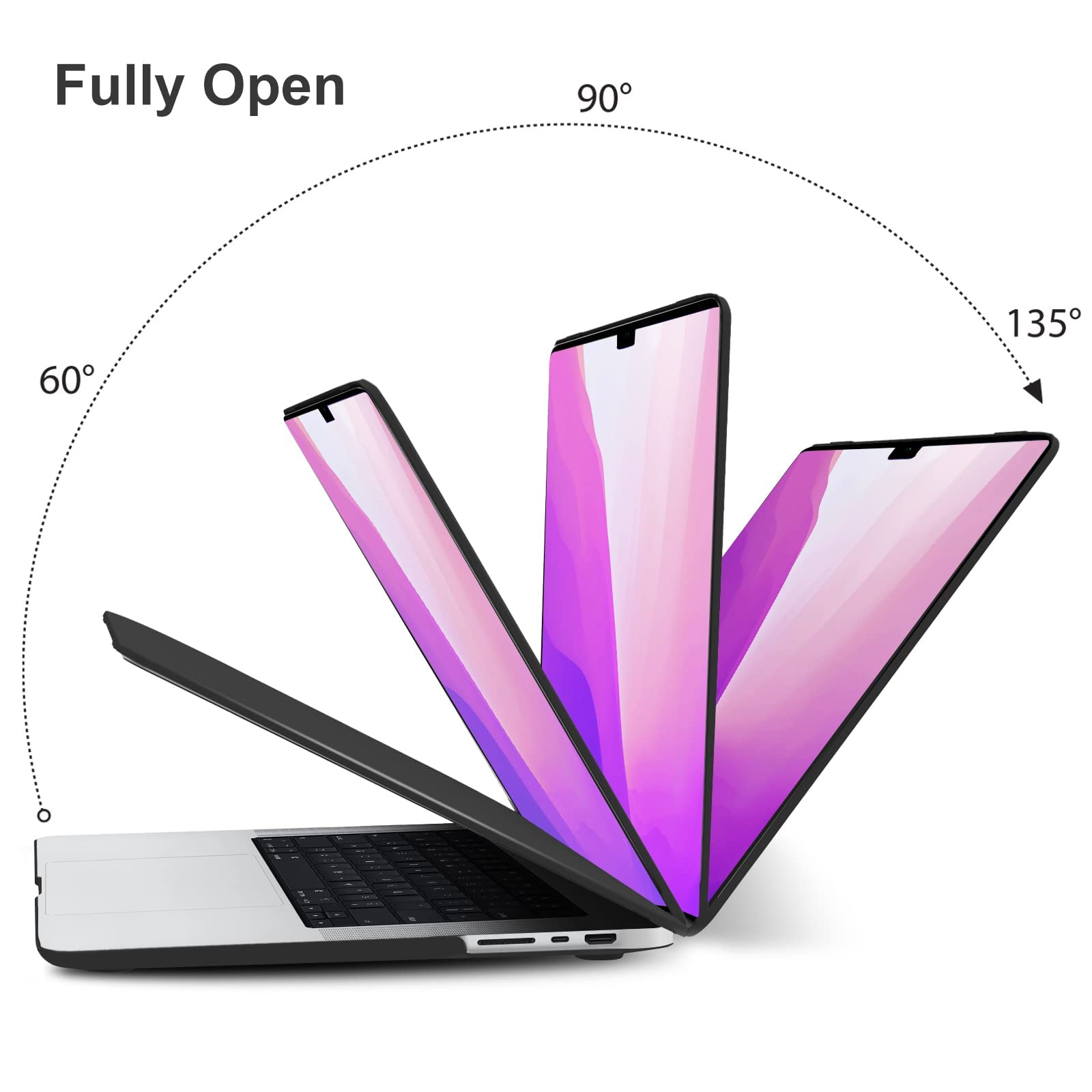 MacBook Pro 14 Max Inch Case 2023 2022 2021 M2 A2779 M1 A2442 Hardshell Case Keyboard Cover