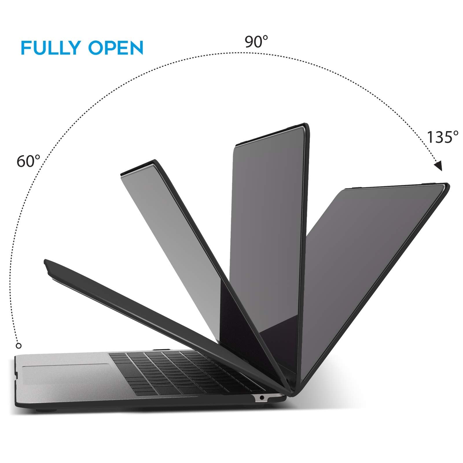 MacBook Air 13 Inch Case 2022 2021 2020 2019 2018, A1932, A2179,A2337 Shell Case Keyboard Cover