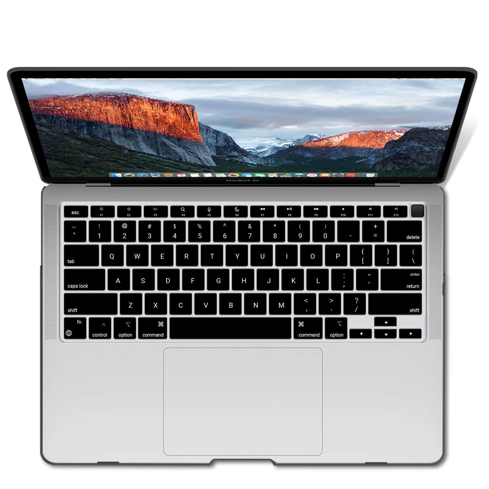 MacBook Air 13 Inch Case 2022 2021 2020 2019 2018, A1932, A2179,A2337 Shell Case Keyboard Cover