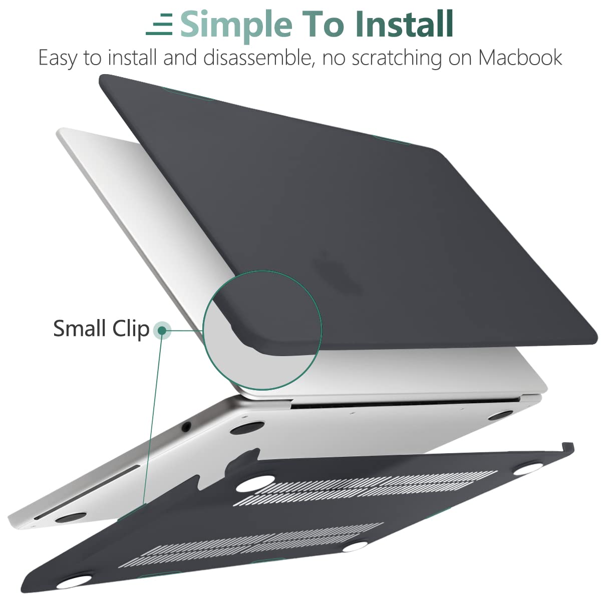 2023 2022 MacBook Air 13 inch case M2 Model A2681 Hard Shell Case Keyboard Cover