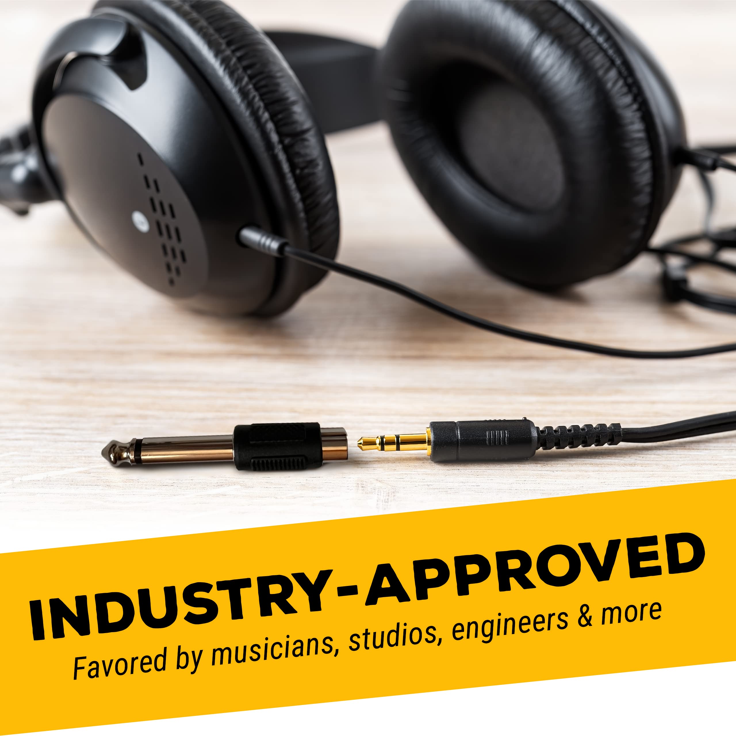 6.35mm Male to RCA Female Mono Audio Adapter Jack Connectors Nickel Plating