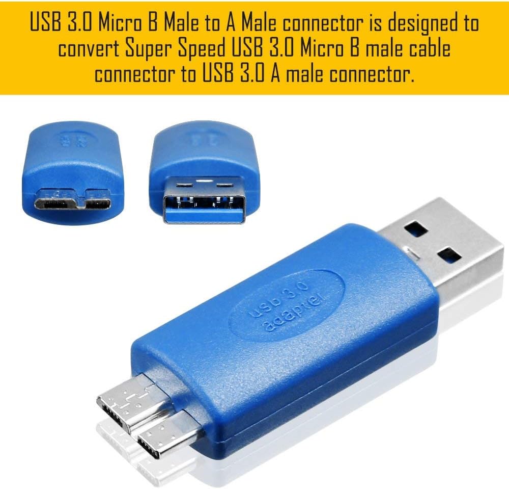 USB 3.0 A Male port to USB3.0 Micro B Male Converter adapter