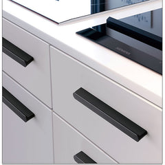 Solid Zinc Furniture Kitchen Bathroom Cabinet Handles Drawer Bar Handle Pull Knob Gold Black 96mm 128mm 160mm 192mm 320mm
