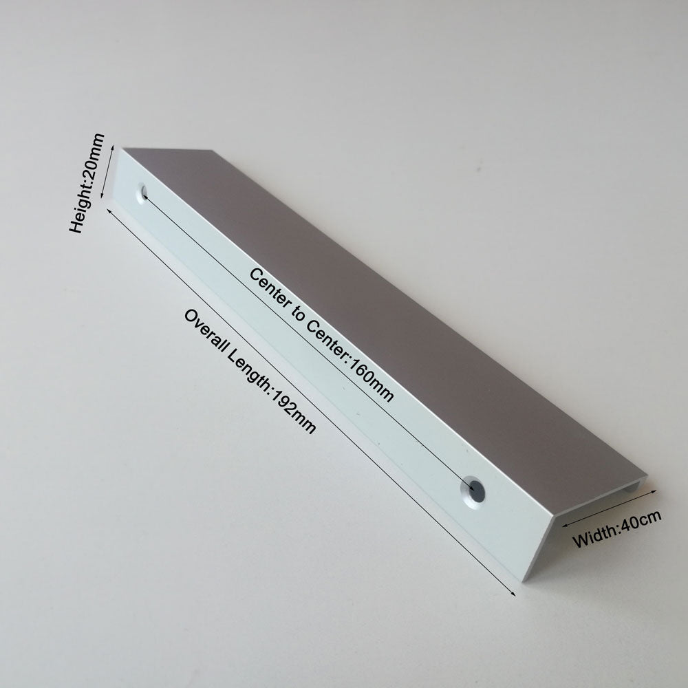 Aluminum Kitchen Cabinet Bar Handles  Drawer Handle Pull black 64 MM 96MM 128MM 160MM 256MM 320MM