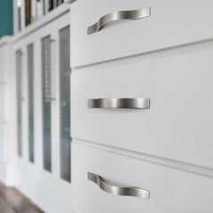 96mm 128mm Brushed Silver Furniture Kitchen Bathroom Cabinet Handles Drawer Bar Handle Pull Knob