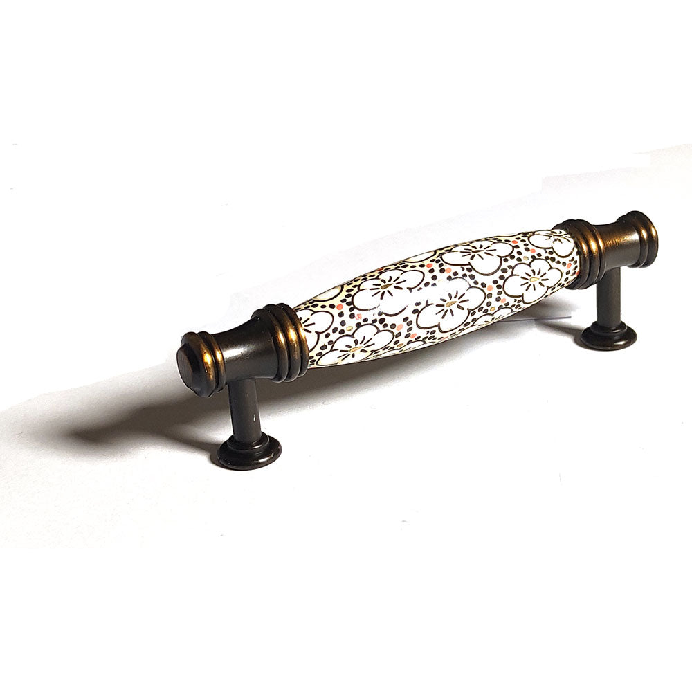 Ceramics Kitchen Cabinet Handles Bar Drawer Handle Pull 96MM 128MM