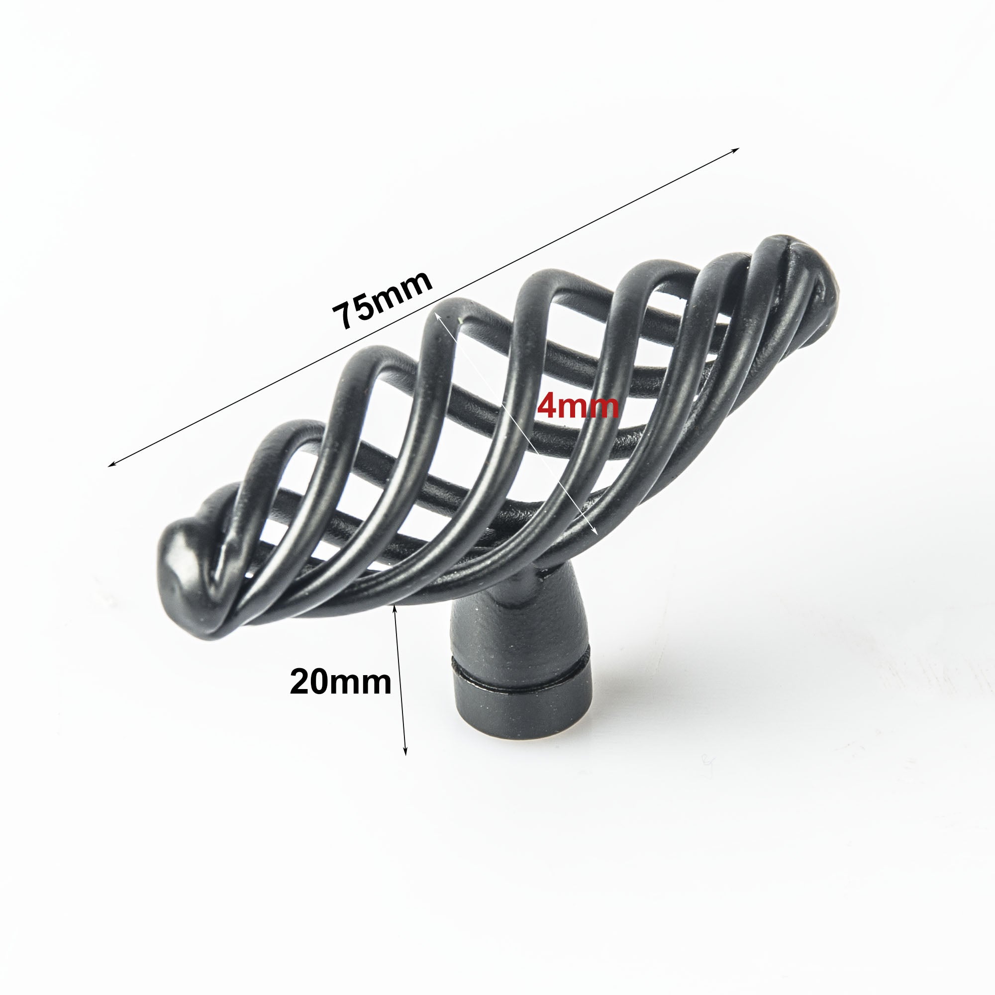 Iron-nickel alloy Kitchen Door Cabinet Drawer Handle Pulls T bar 96mm 128mm