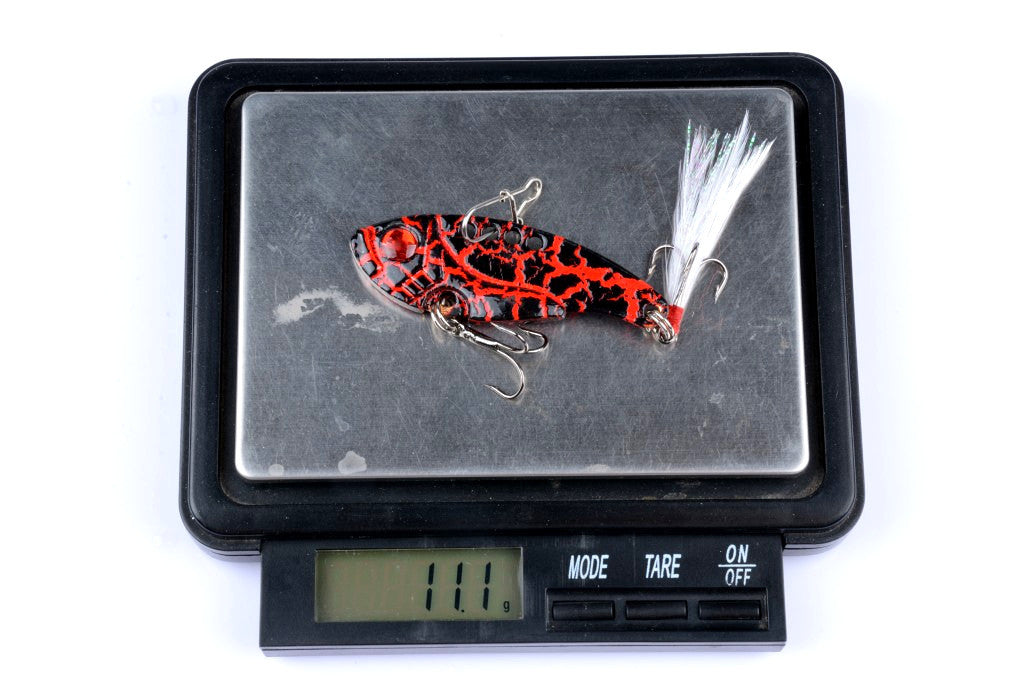 4x 5.5cm Vib Bait Fishing Lure Lures Hook Tackle Saltwater Freshwater