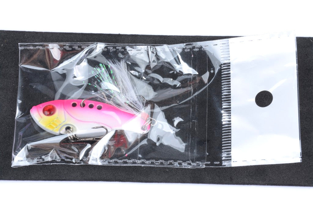4x 5.5cm Vib Bait Fishing Lure Lures Hook Tackle Saltwater Freshwater