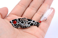 4x 5.5cm Vib Bait Fishing Lure Lures Hook Tackle Saltwater Freshwater
