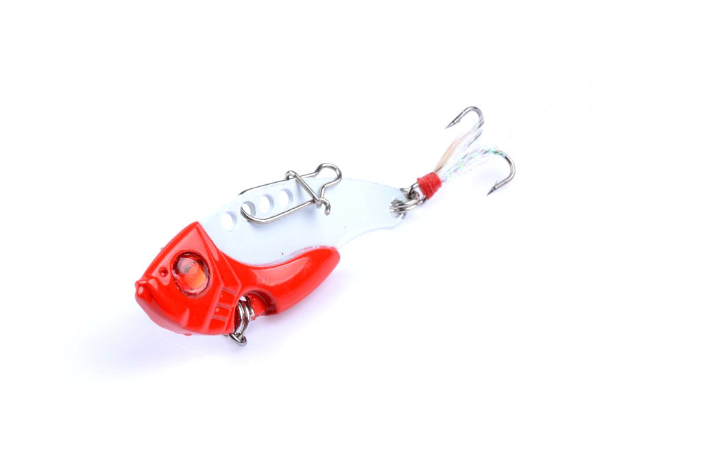 4x 5.5cm Vib Bait Fishing Lure Lures Hook Tackle Saltwater Freshwater
