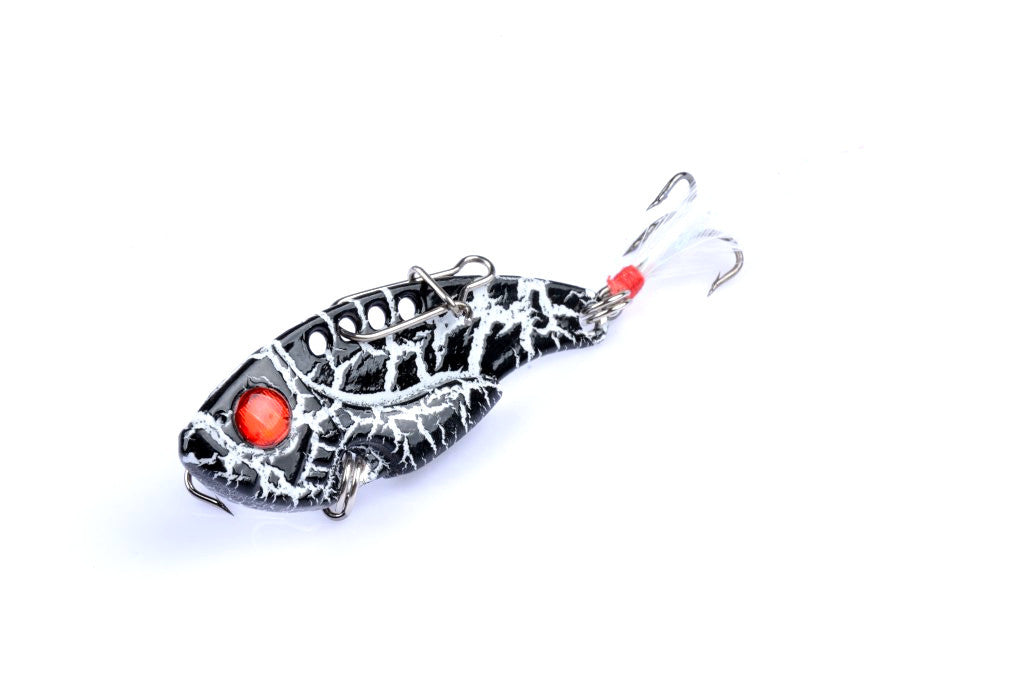 4x 5.5cm Vib Bait Fishing Lure Lures Hook Tackle Saltwater Freshwater