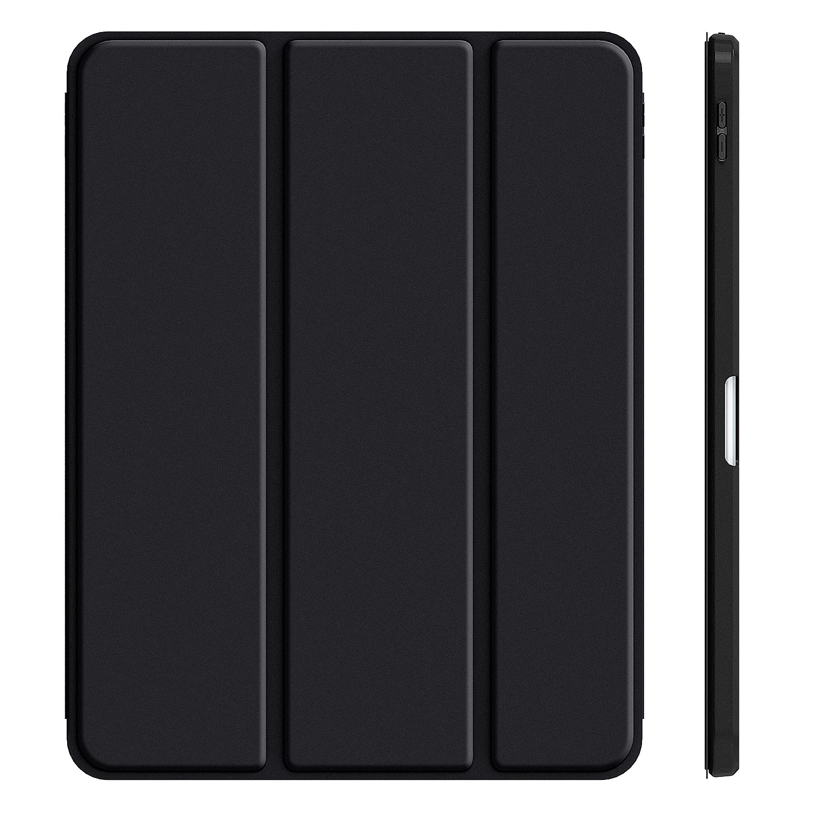 iPad 10th Case 10.9 Inch 2022 with Pencil Holder, Smart iPad Clear Case with Soft TPU Auto Wake Sleep