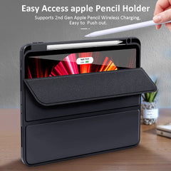 iPad Pro 11 Inch 2020-2022 Soft Tpu Smart Premium Case Auto Sleep Wake Stand Clear Cover Pencil holder